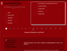 Tablet Screenshot of escort-prive.com